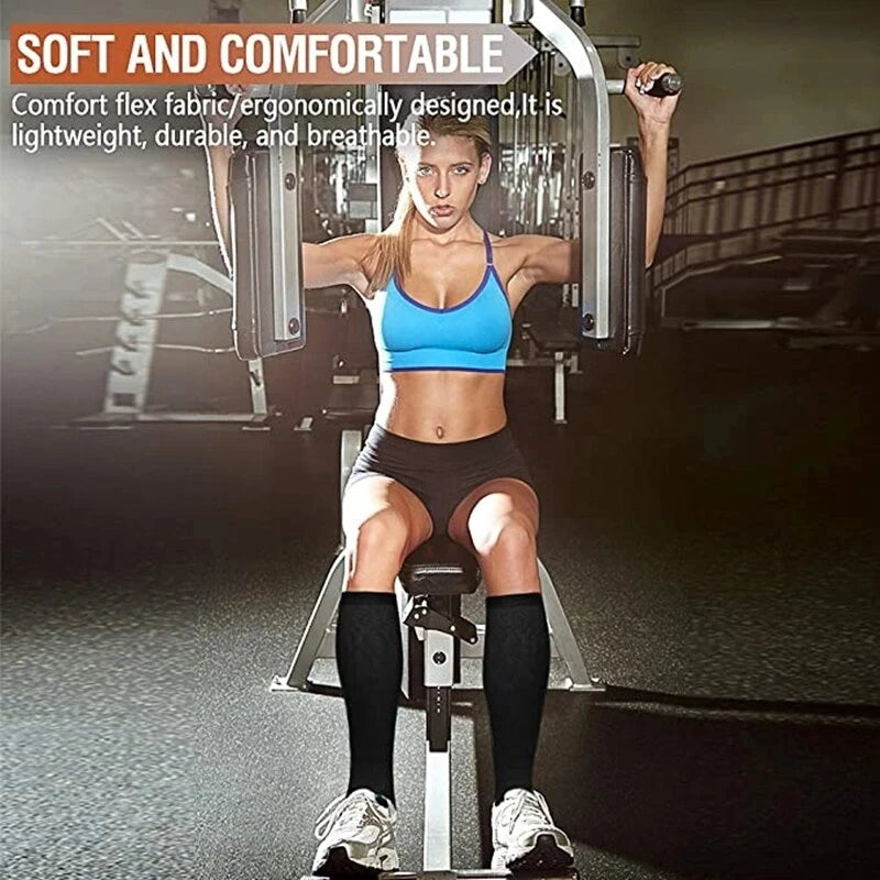 Black Compression Socks 2 Pairs