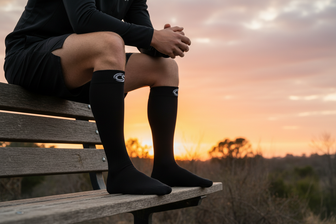 Black Compression Socks