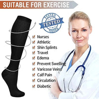 Black Compression Socks 2 Pairs