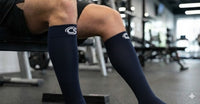Navy Blue Compression Socks