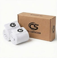 White Compression Socks