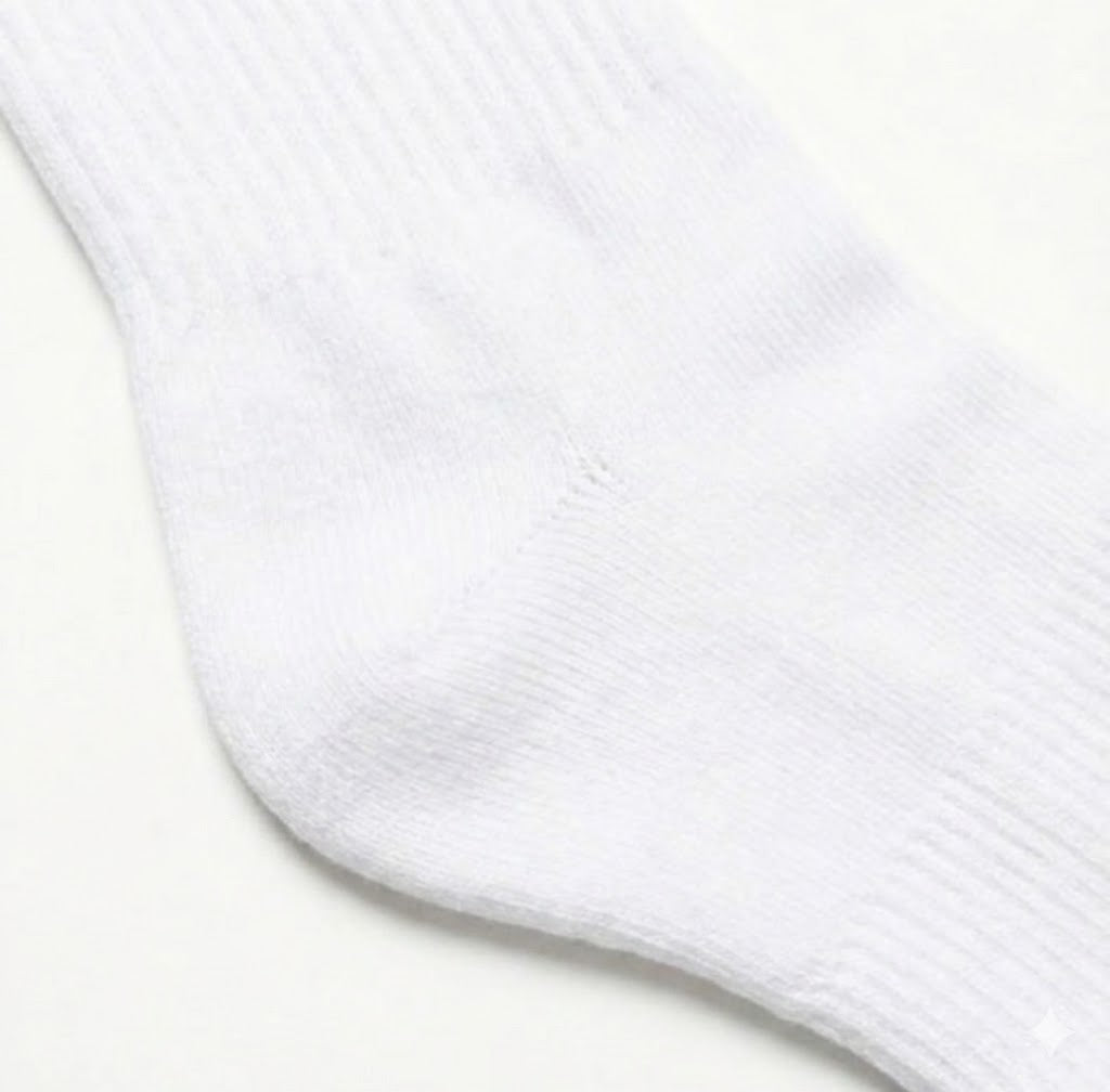 White Compression Socks