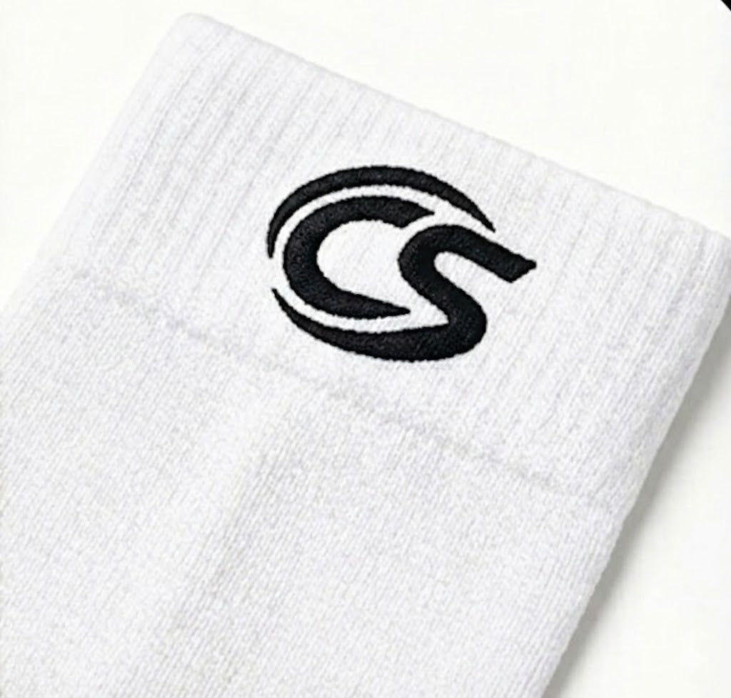 White Compression Socks